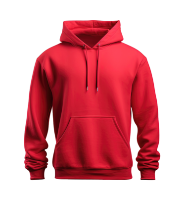 Red Hoodie Plain